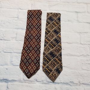 Geoffrey Beene silk ties